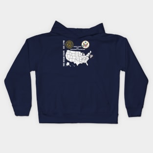 State of Rhode Island and Providence Plantations Kids Hoodie